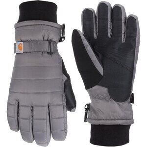 Women's Charcoal 100% Polyester WA575 Quilts Glove Waterproof Glove